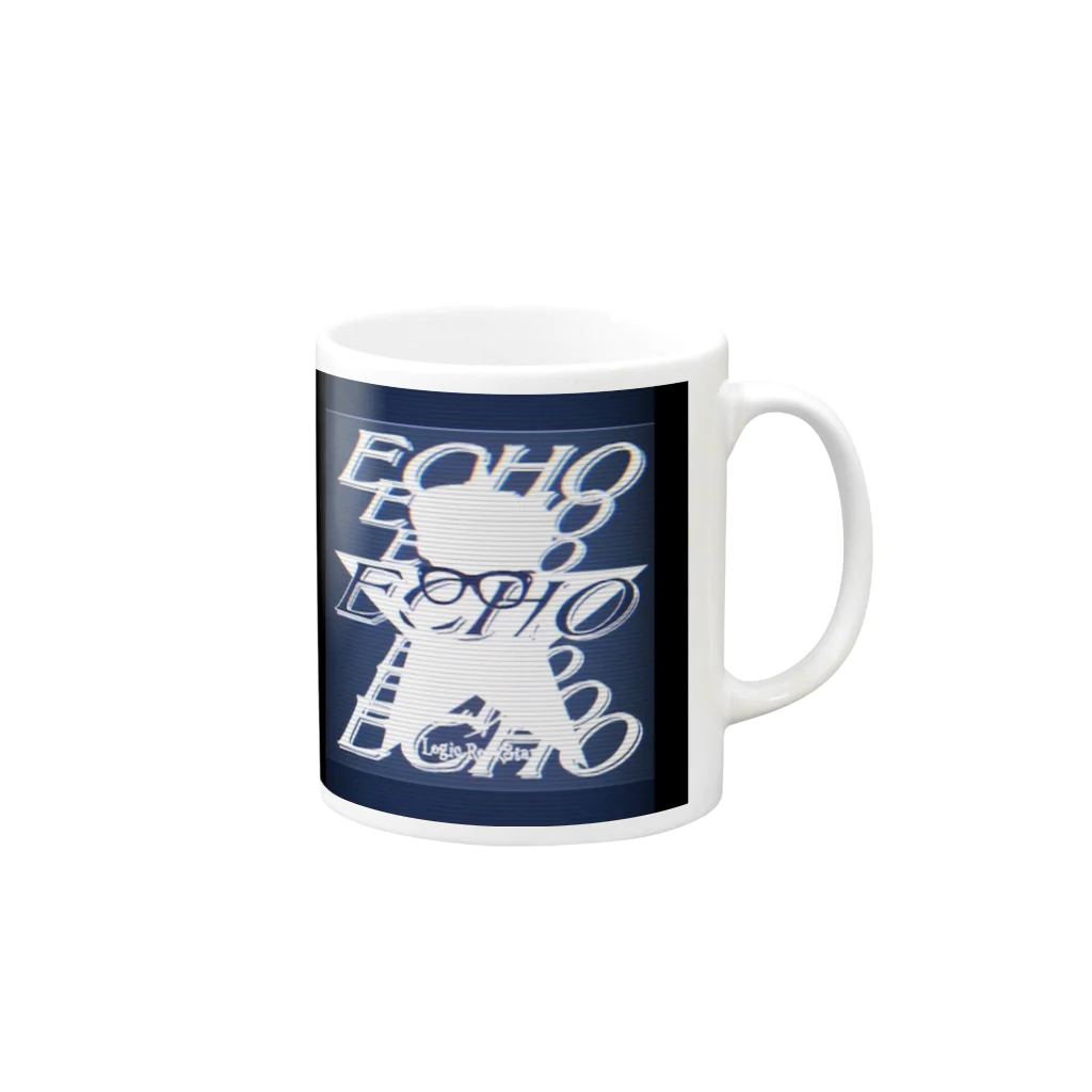 Logic RockStar のECHO  Mug :right side of the handle