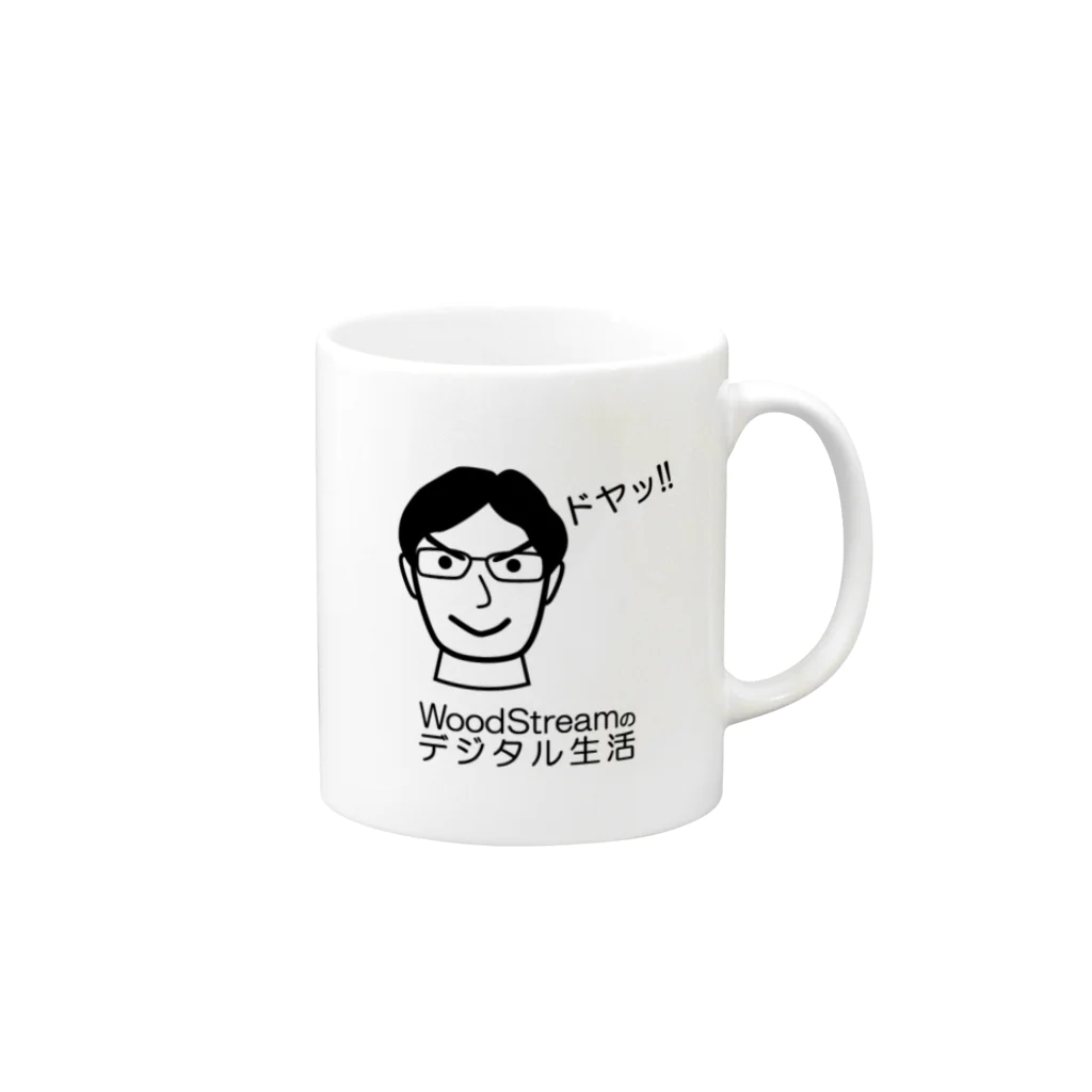 木澤屋の木澤君ドヤ顔 Mug :right side of the handle