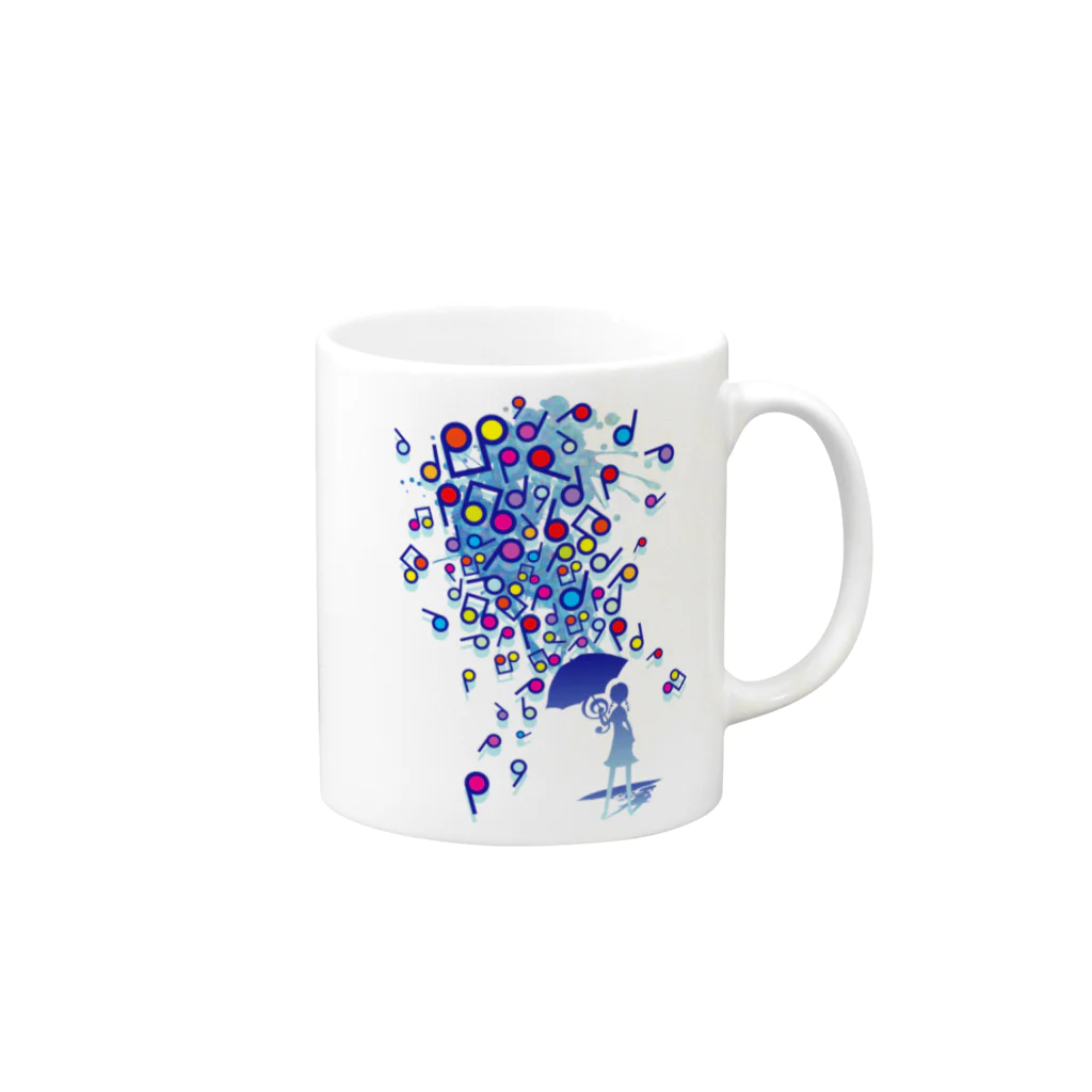 AURA_HYSTERICAのSingin' in the Rain Mug :right side of the handle