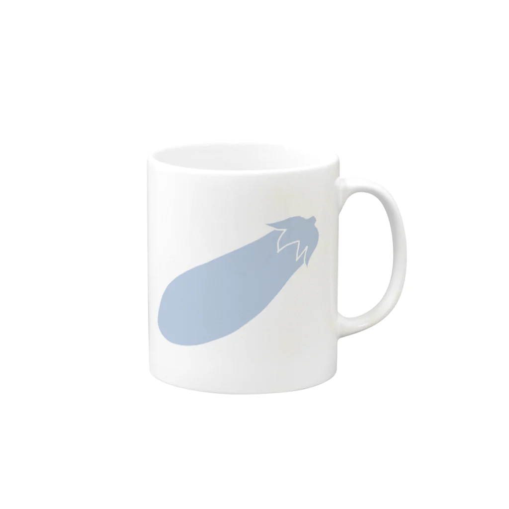 十分に広い店のなす Mug :right side of the handle