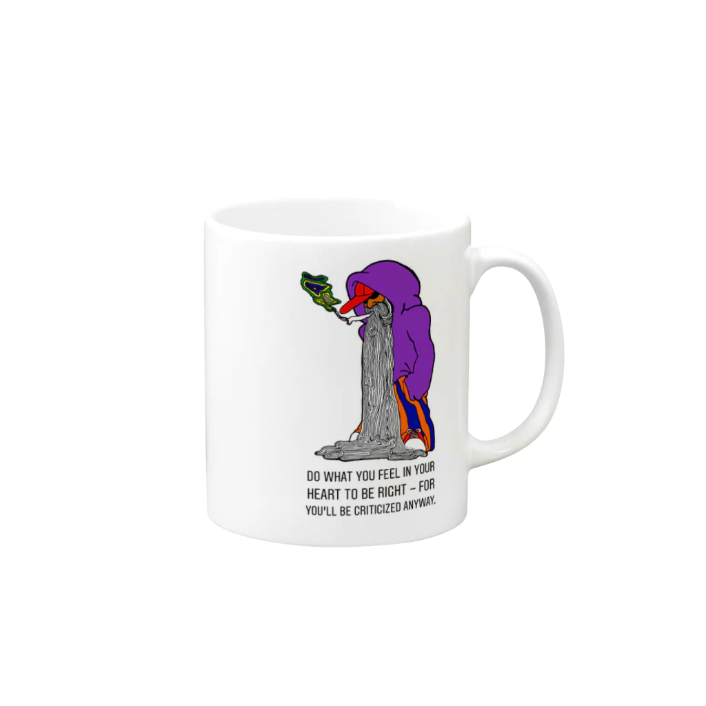 7dimensionsのhomeless Mug :right side of the handle