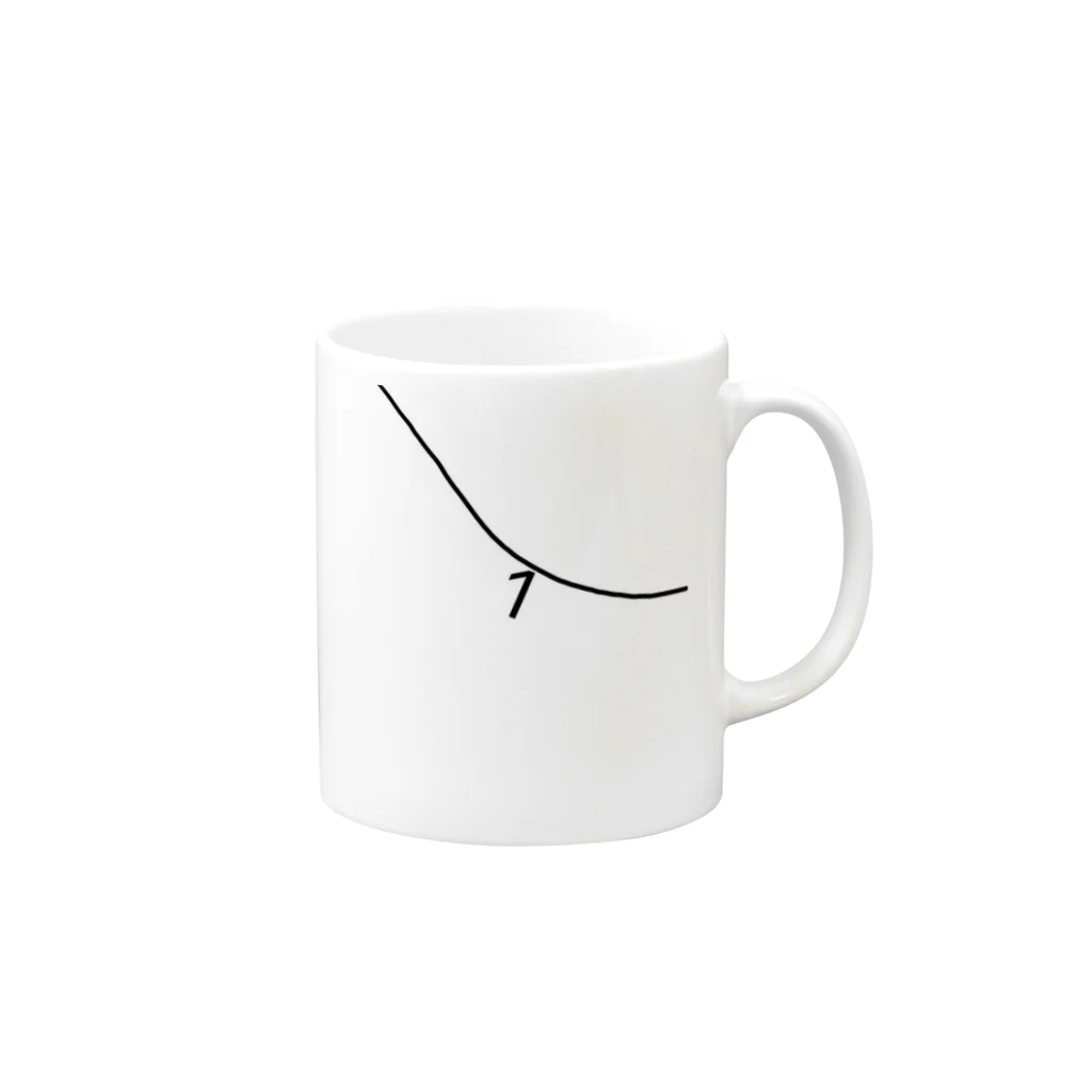 nek_oneのNo.ワン Mug :right side of the handle