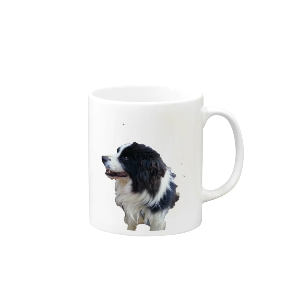 第1020惑星ハリーカ　オンラインショップ　suzuri店のえめ　リアルversion Mug :right side of the handle