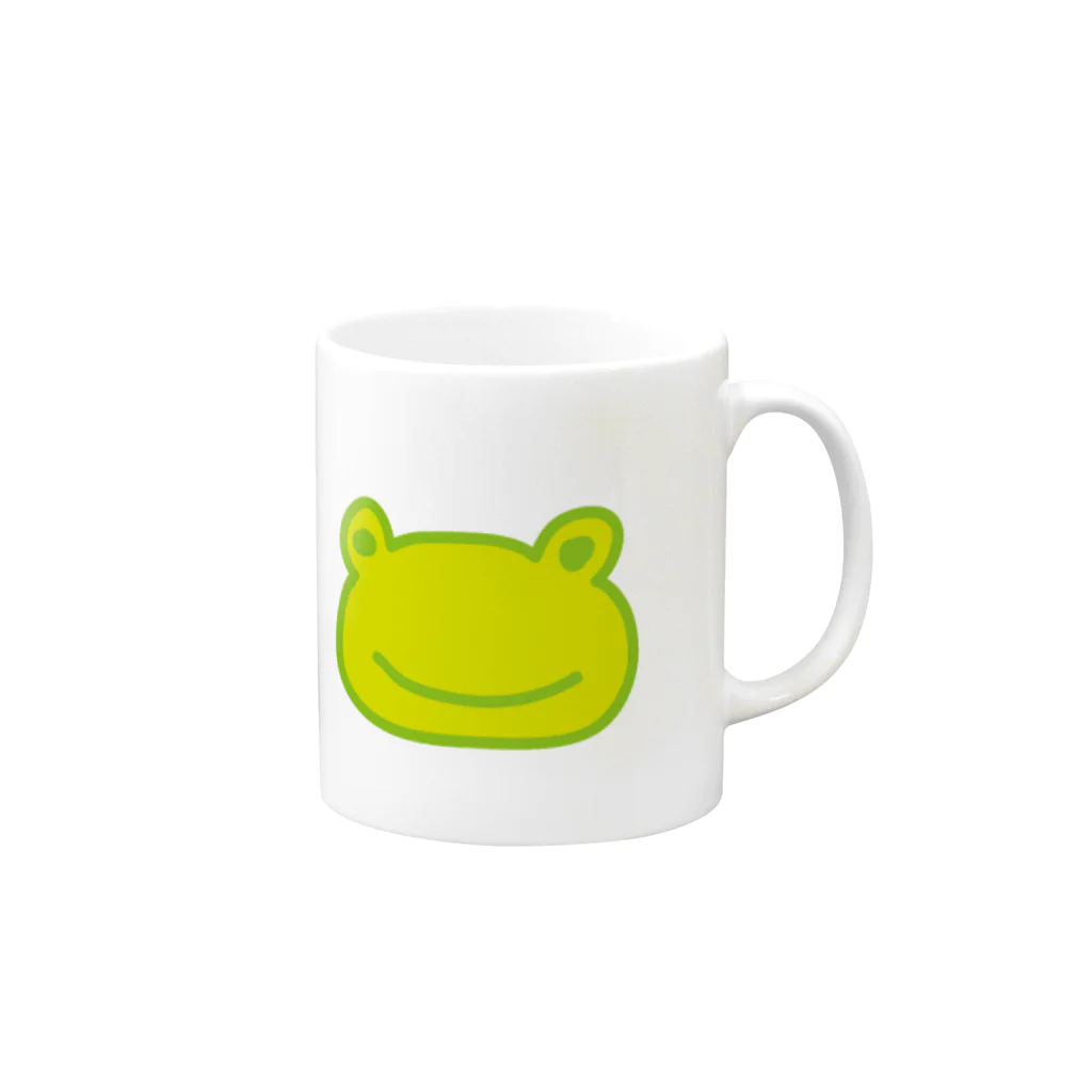 keito397のかえるさん Mug :right side of the handle