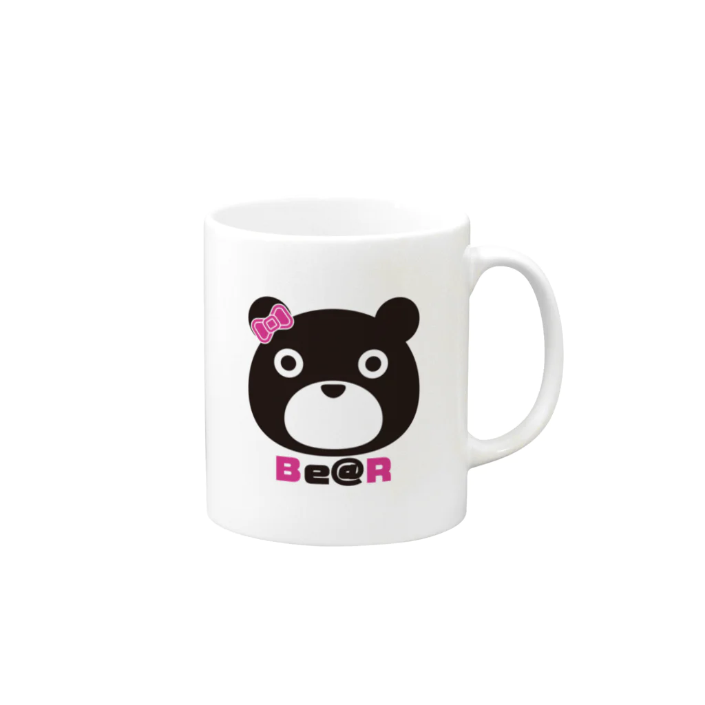 ans mucのBe@R GirL Mug :right side of the handle