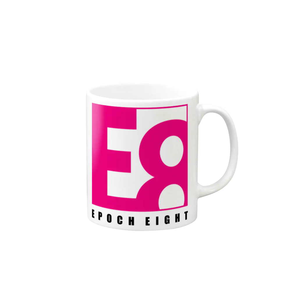 SECOND8のEPOCH EIGHT LOGO #02 Mug :right side of the handle