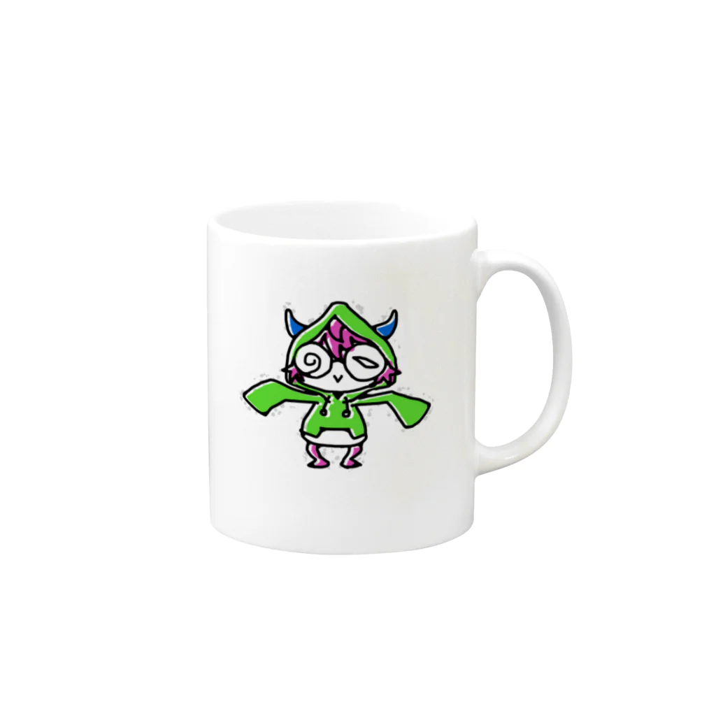 GIGIGIのてすと Mug :right side of the handle