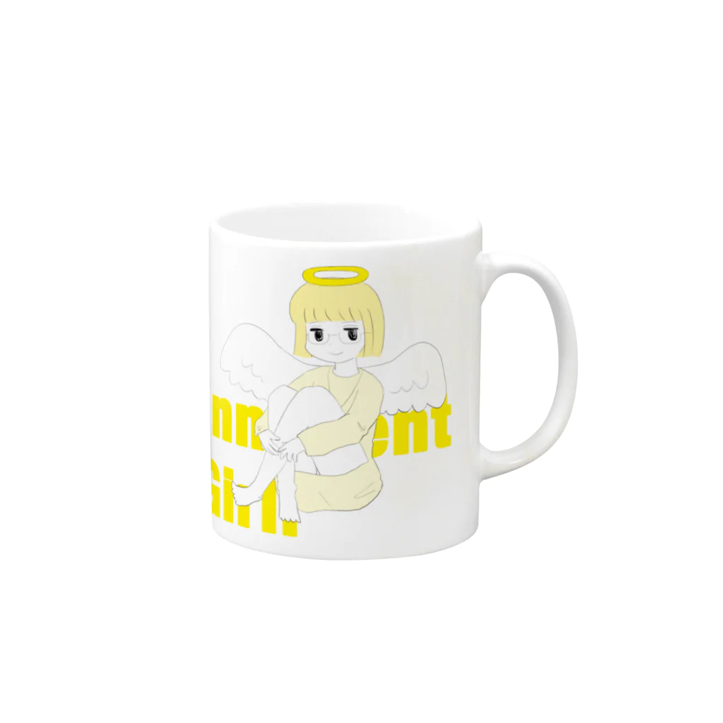 null shopのイノセントガール２ Mug :right side of the handle