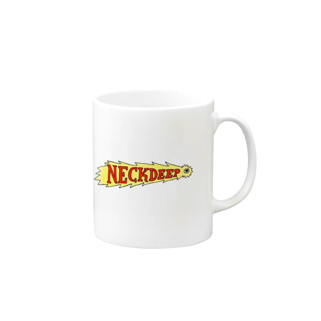 kaj1293のneck deep Mug :right side of the handle