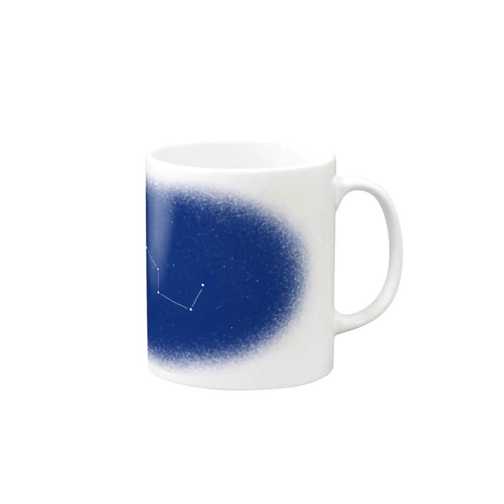 佐藤ですの夜空をキリトル『北斗七星』 Mug :right side of the handle