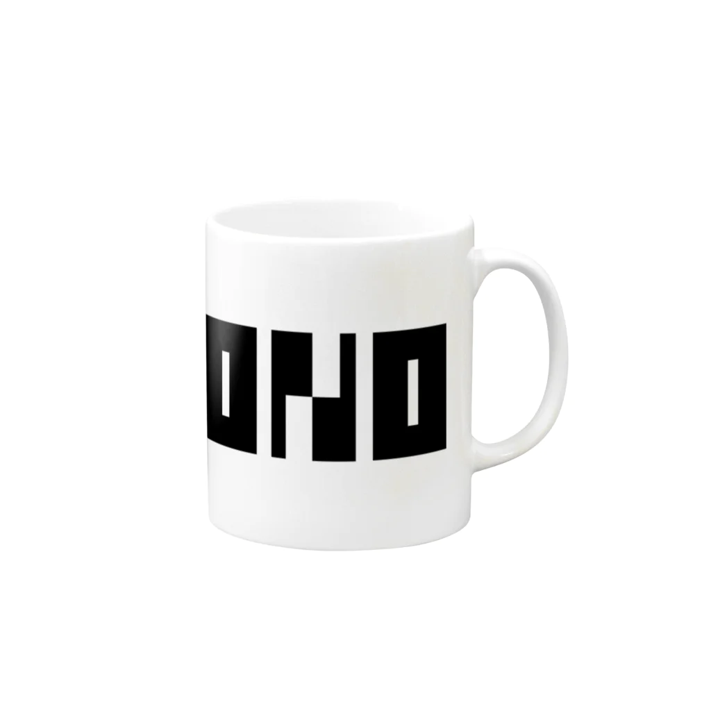 小野便利店のONO_002 Mug :right side of the handle