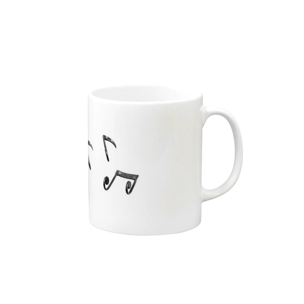 kaori satouの音符 Mug :right side of the handle