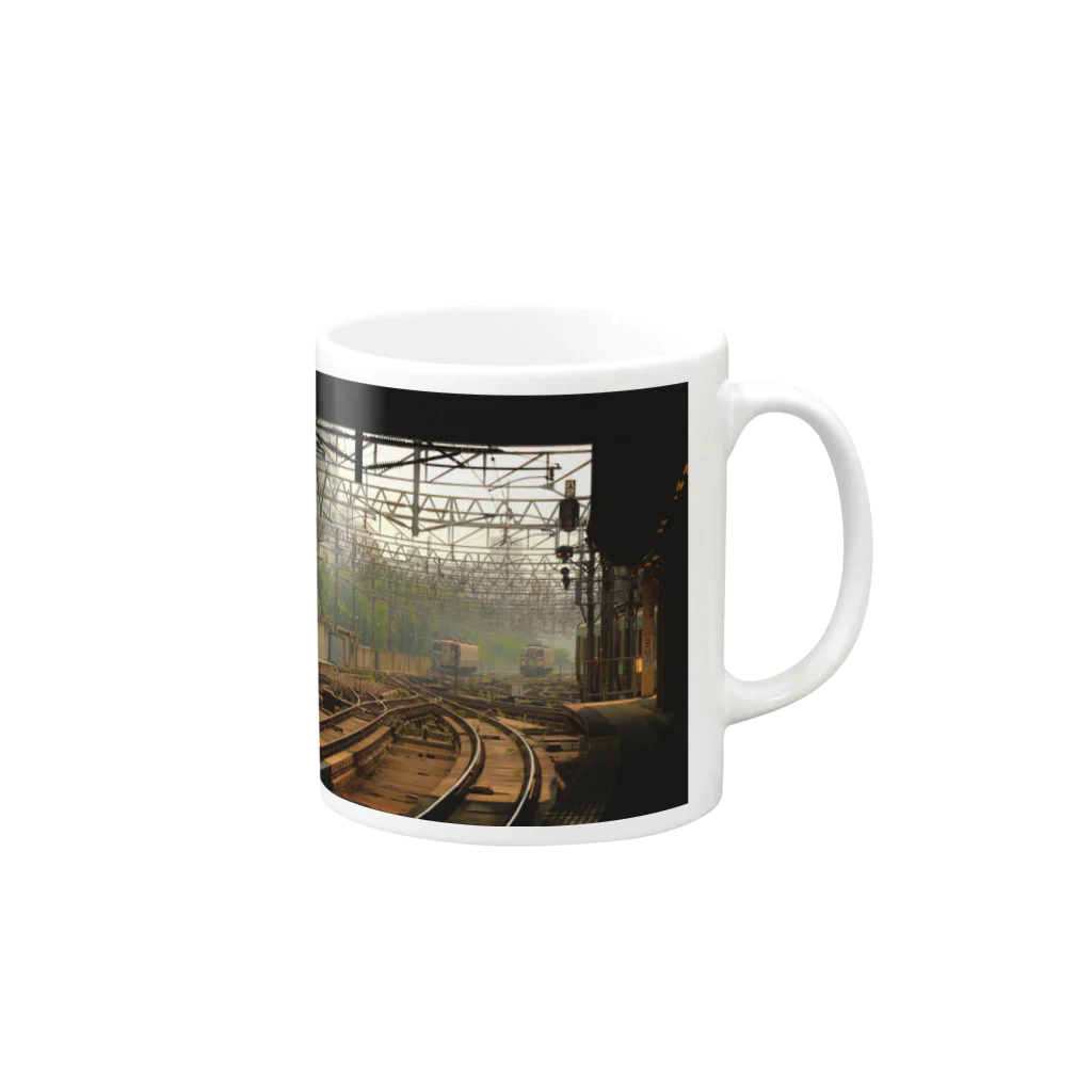 Gooniesのターミナル Mug :right side of the handle