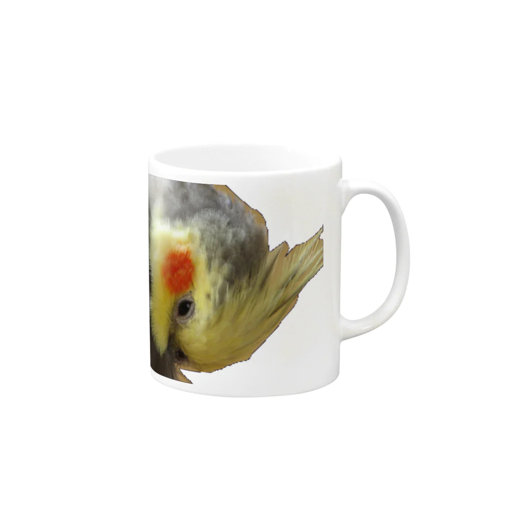 MitFreudeAbigailのおかめ2 Mug :right side of the handle