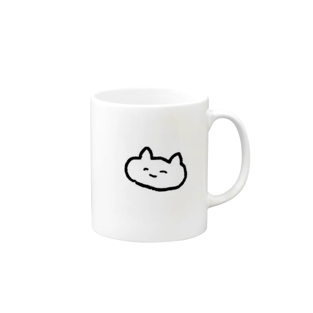 あすわどの人生くんマグカップ Mug :right side of the handle