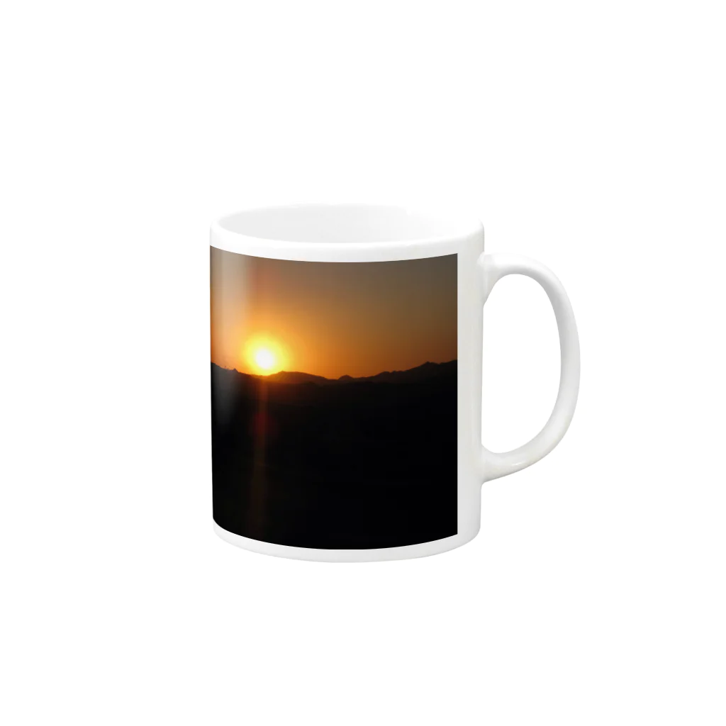 08251204の夕焼け Mug :right side of the handle