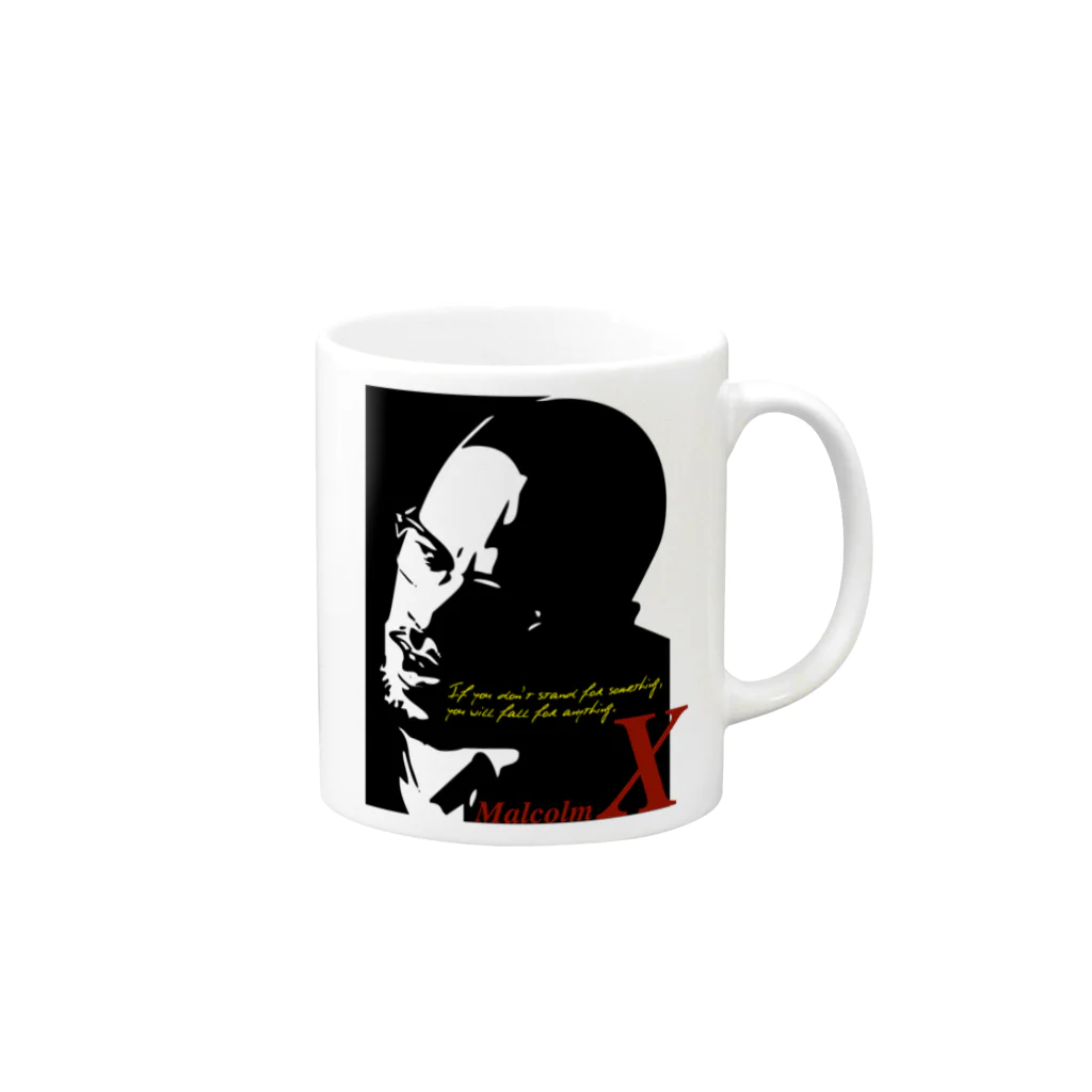 JOKERS FACTORYのMALCOLM X Mug :right side of the handle