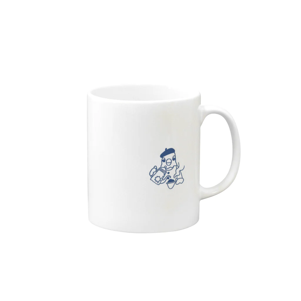 hato coffeeのhato coffee Mug :right side of the handle