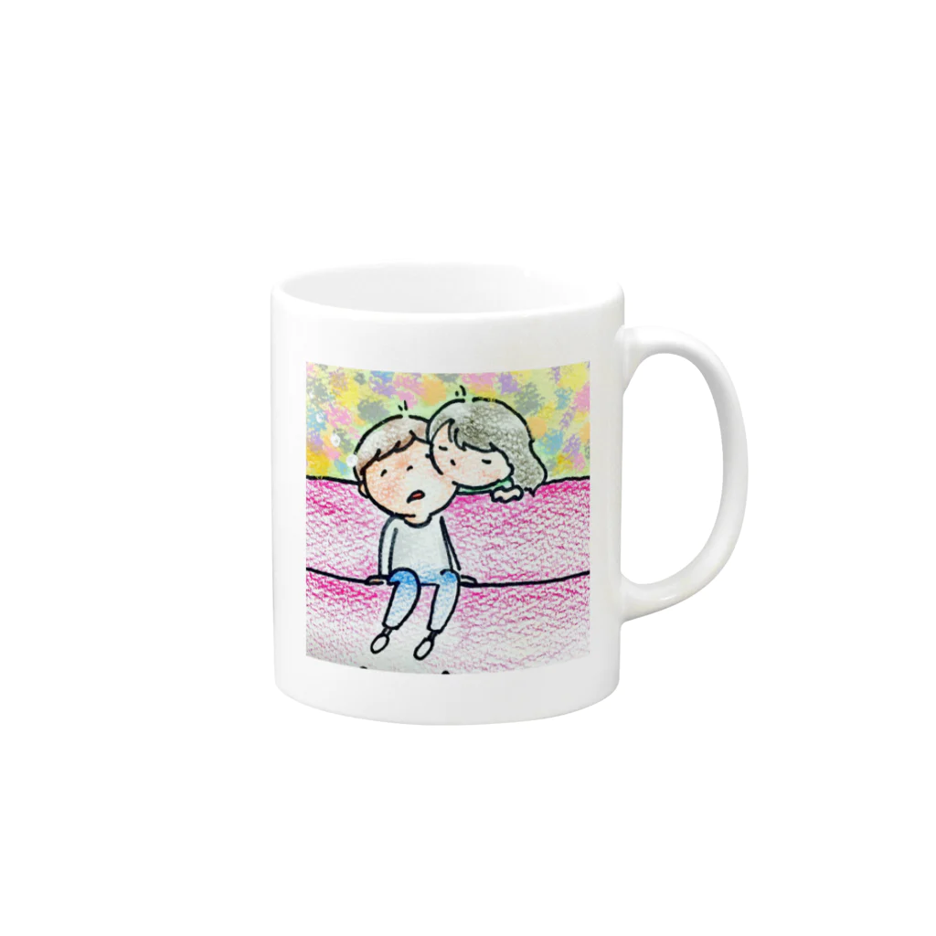 少しの興味とかのきみとはここまで Mug :right side of the handle