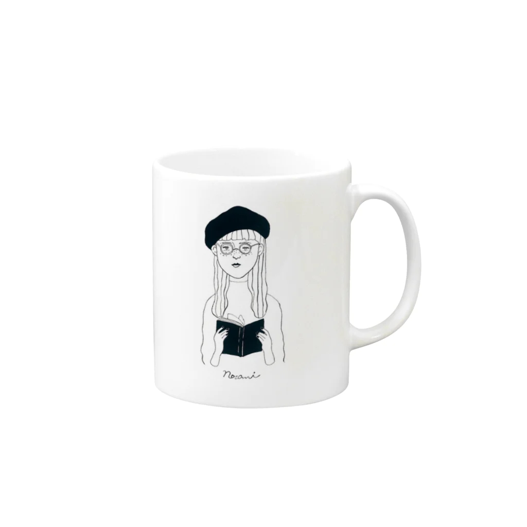 nozomimmのおしゃれ Mug :right side of the handle