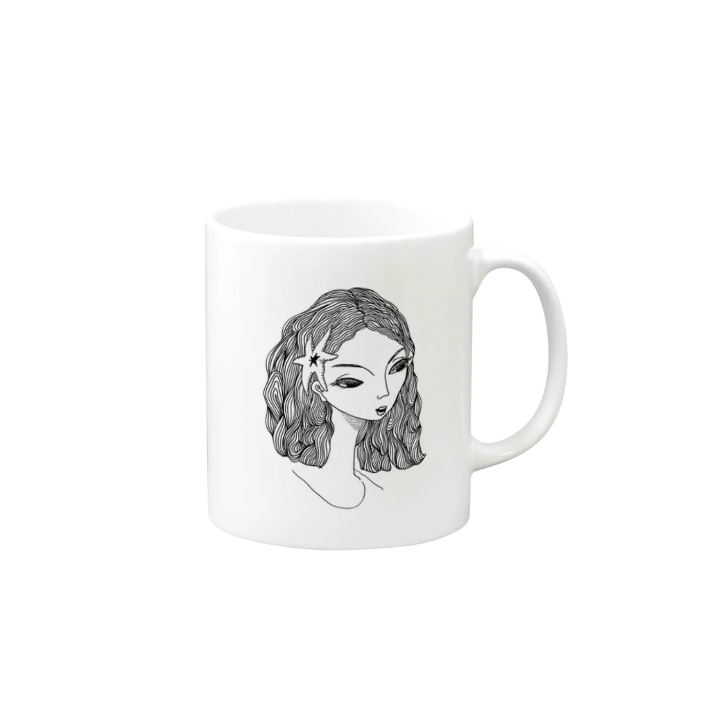 MINAMI HAYASHIのbeauty Mug :right side of the handle