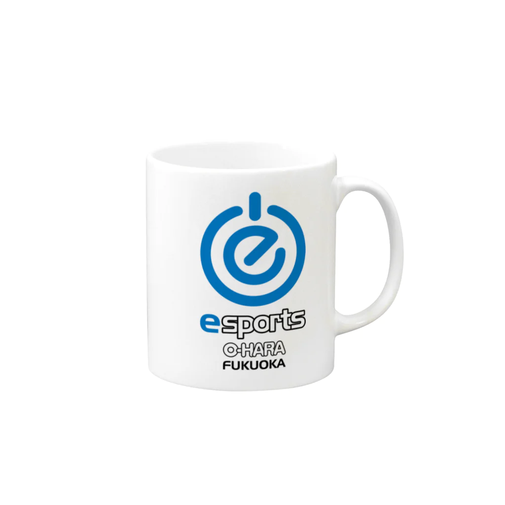 大原学園 福岡校 eスポーツ部のeスポーツ大原福岡 Mug :right side of the handle