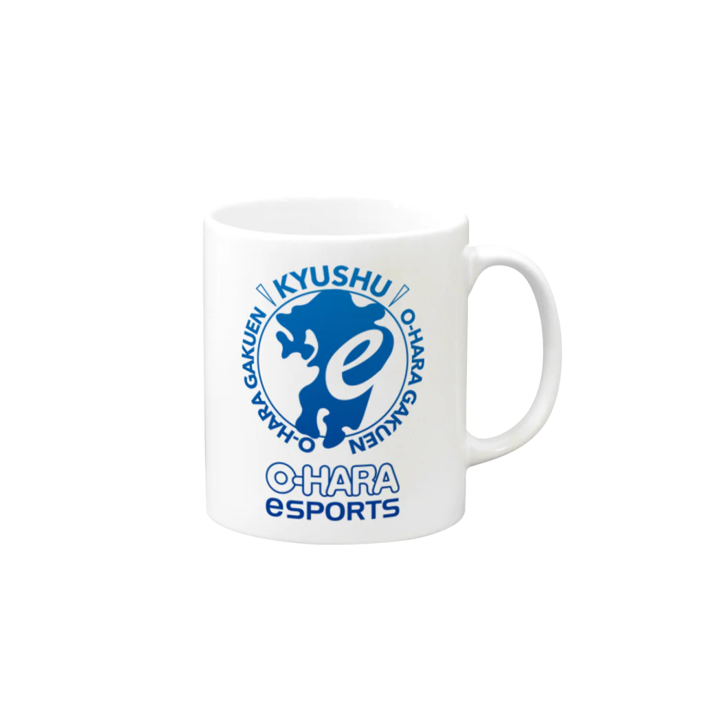 大原学園 福岡校 eスポーツ部のeスポーツ大原九州 Mug :right side of the handle