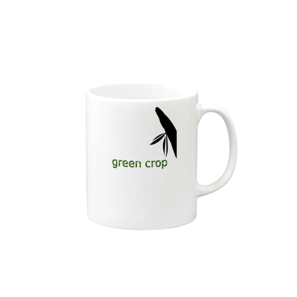 ナントカのgreen crop Mug :right side of the handle