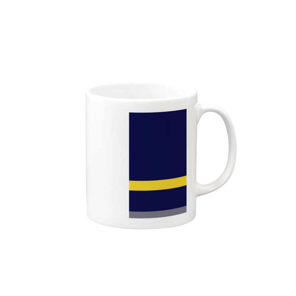 どで堂の学術 Mug :right side of the handle