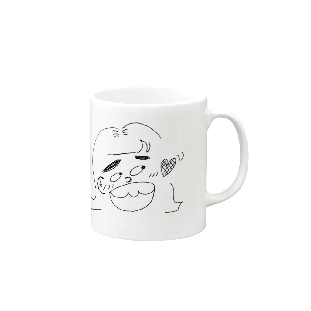 namaeppppoのnamie Mug :right side of the handle