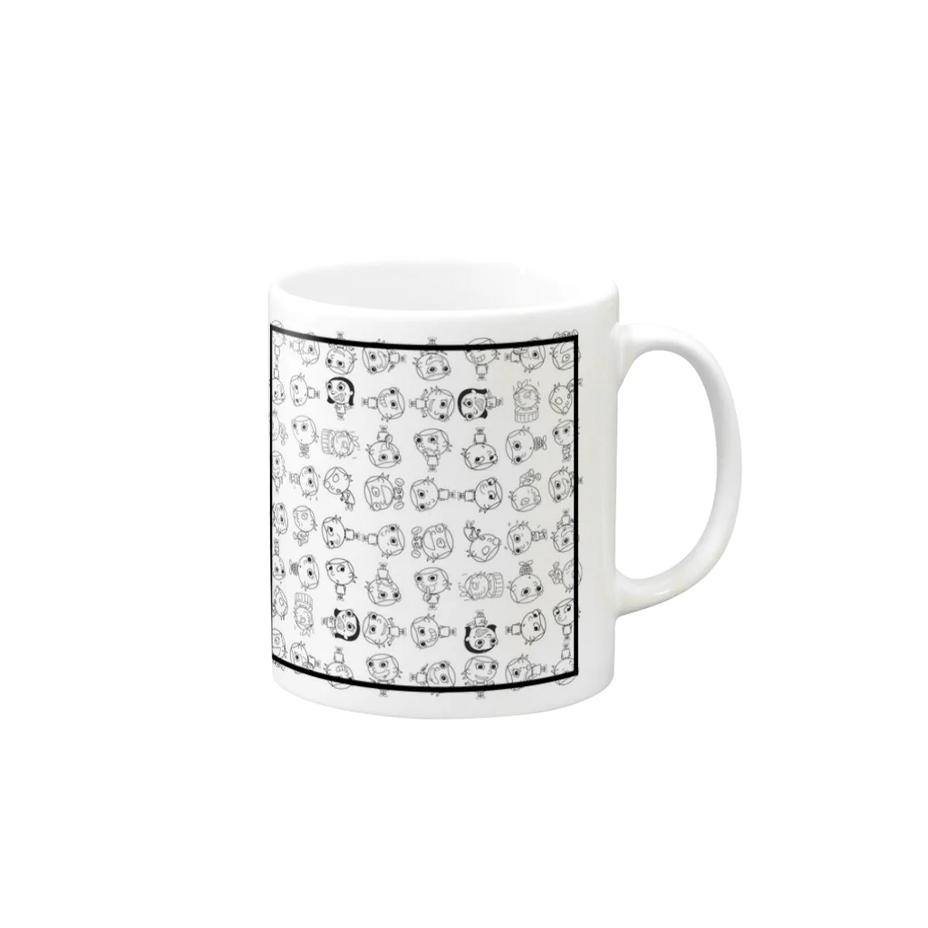 charlolのイロイロ チャーリー   Mug :right side of the handle