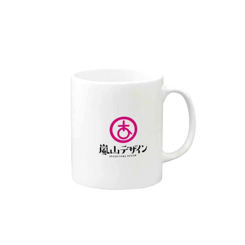 嵐山デザインの嵐山デザイン Mug :right side of the handle