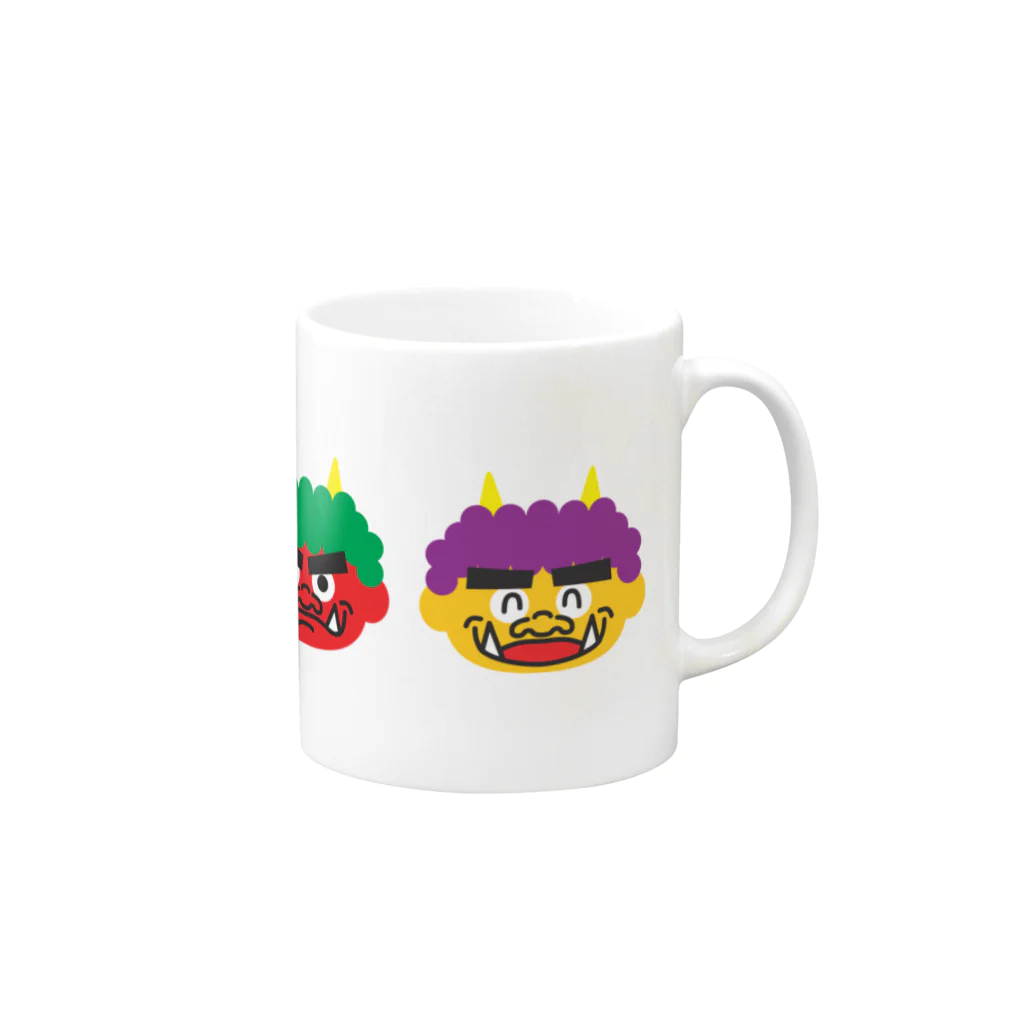 デザインオフィスWA-plusのONI Mug :right side of the handle