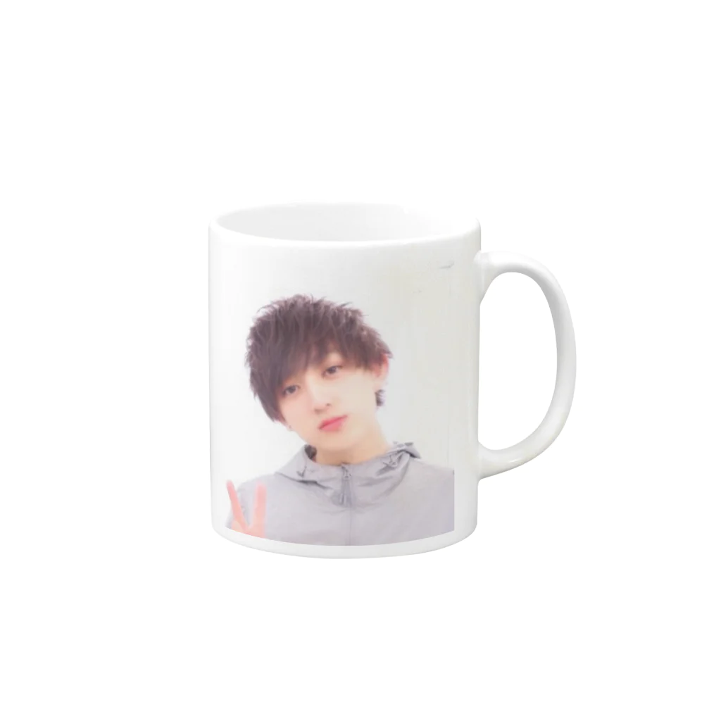 tsuruoka_official_SHOPのツルオカ Mug :right side of the handle