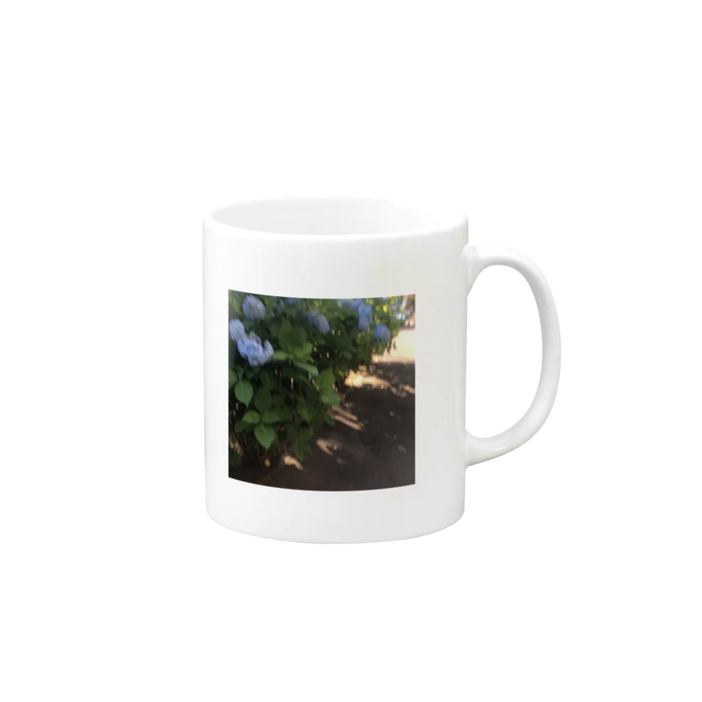 bbuuuuunの紫陽花 Mug :right side of the handle