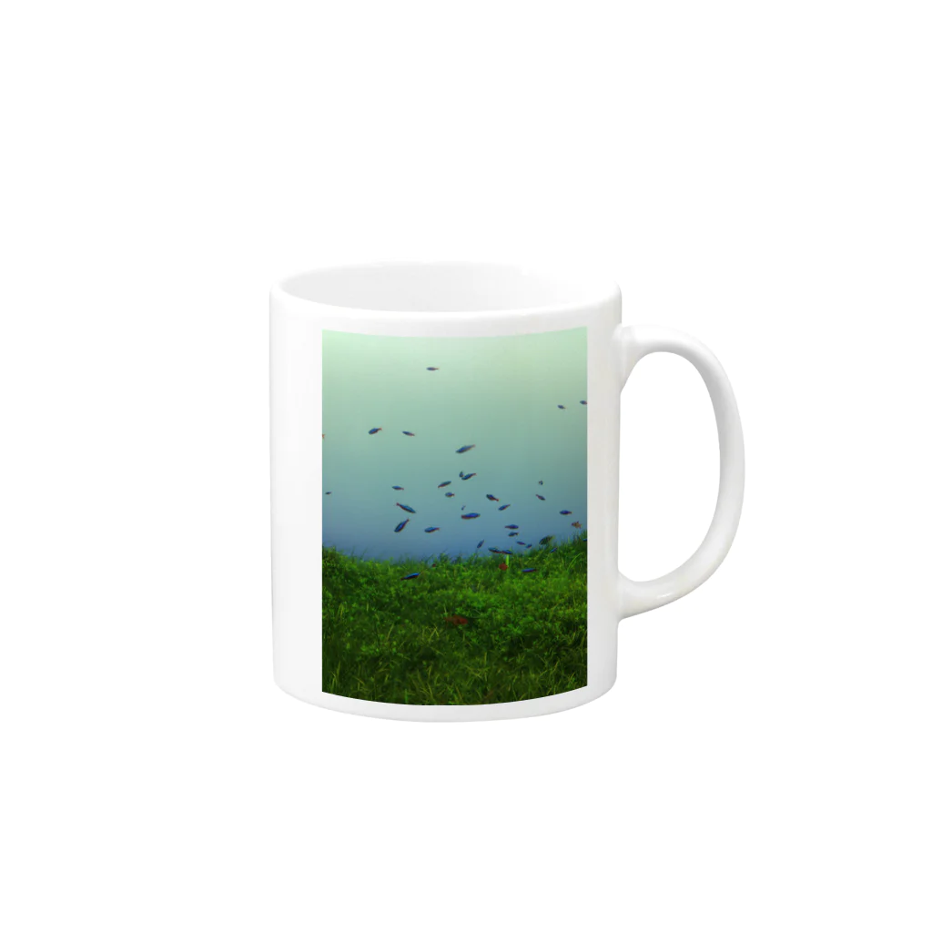 ゴロピカリのSUMIDA FISH Mug :right side of the handle