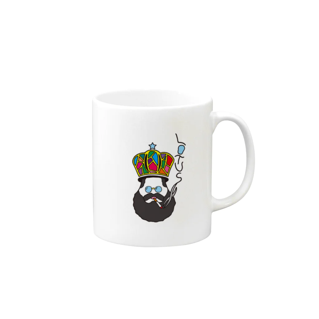 LOTUSのking 1 Mug :right side of the handle