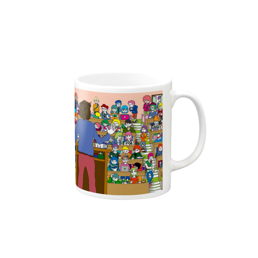 yoichi saitoのcollege days Mug :right side of the handle