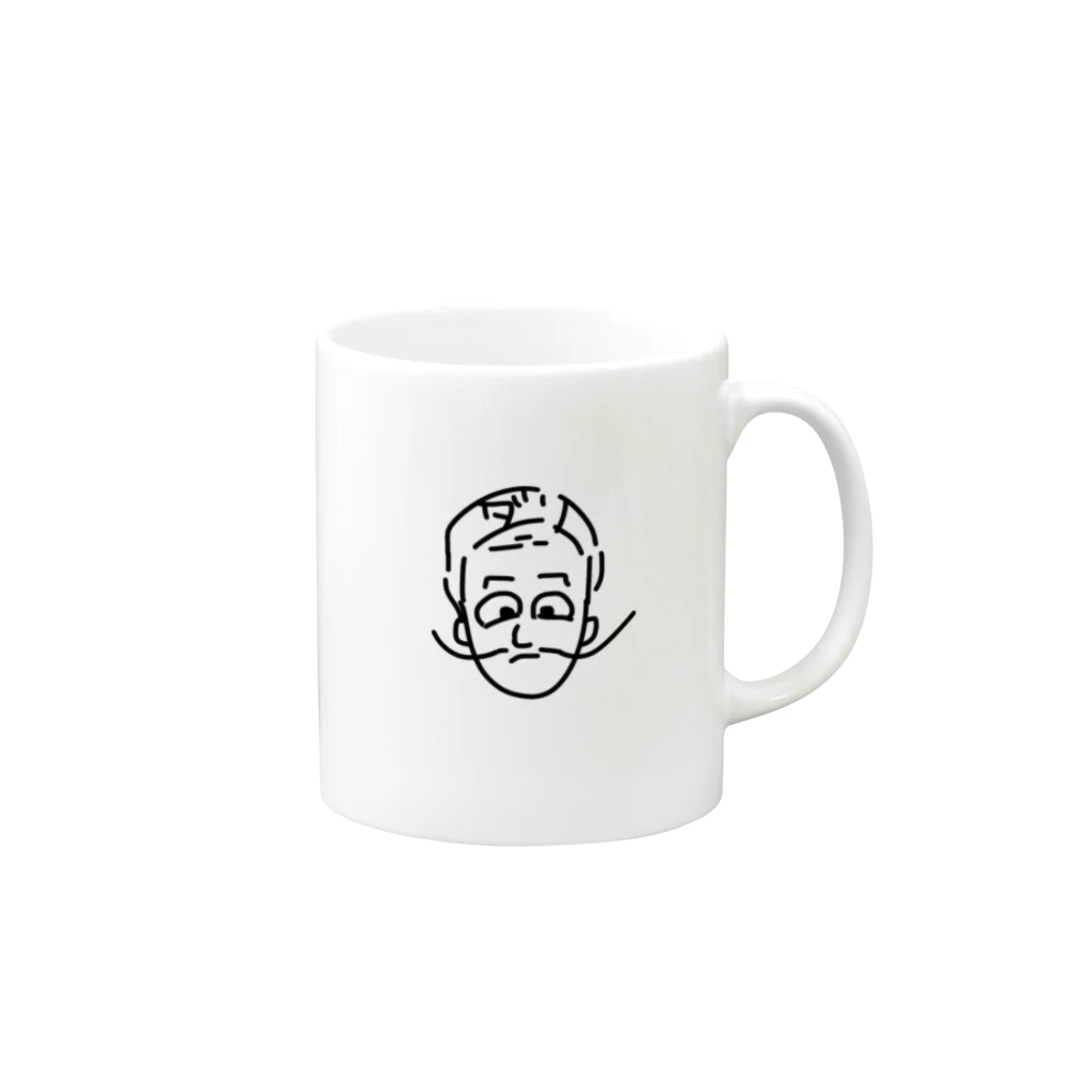 tikezoのダリ Mug :right side of the handle