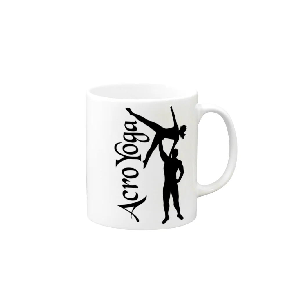 JuggernautCheerのAcroYoga Mug :right side of the handle