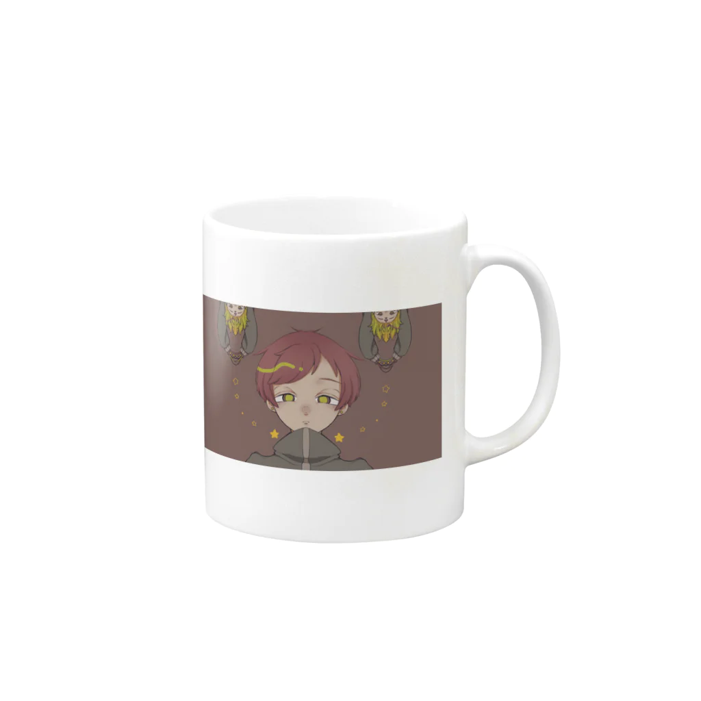 hksの星の子 #1 Mug :right side of the handle