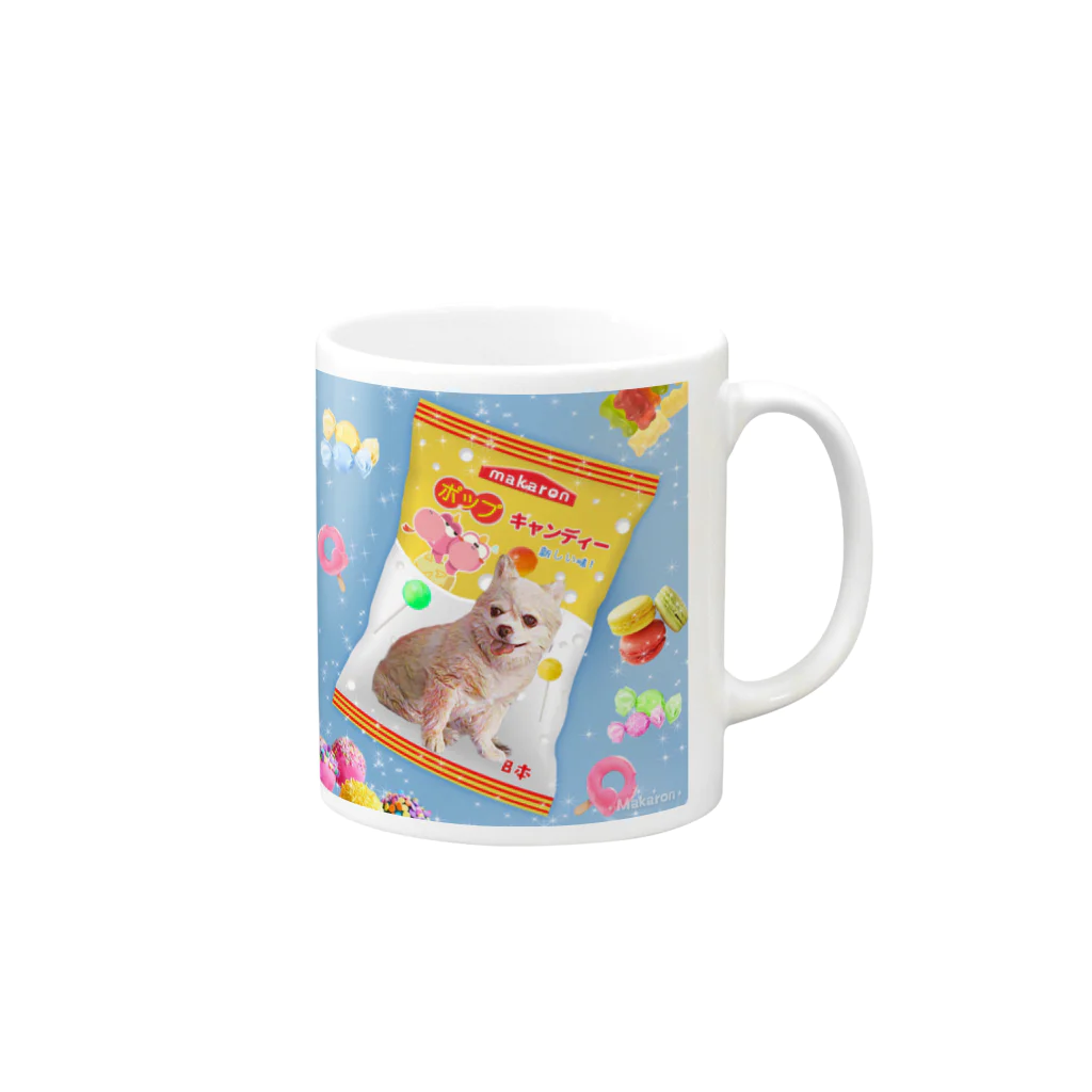 tinamagicalのcandy Mug :right side of the handle