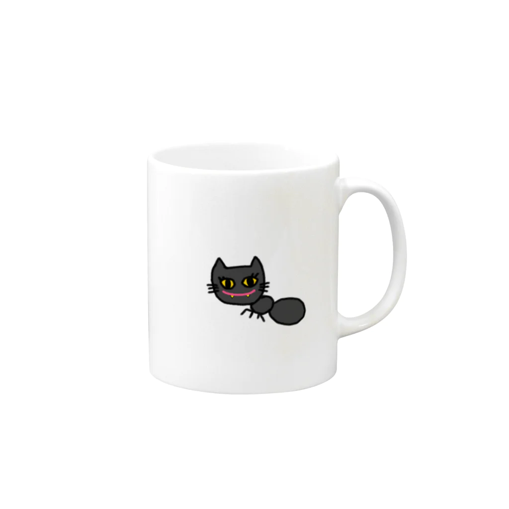 nyakkiのありねこ Mug :right side of the handle