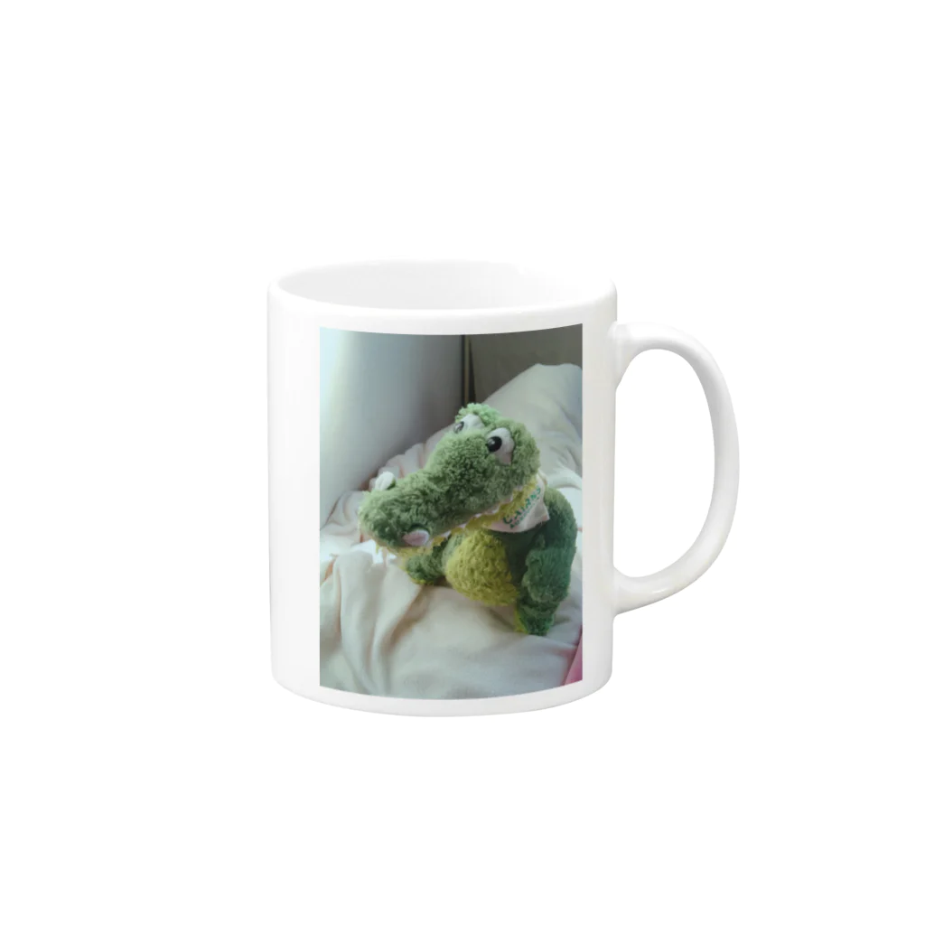 __aiceriseのわにのすけ Mug :right side of the handle