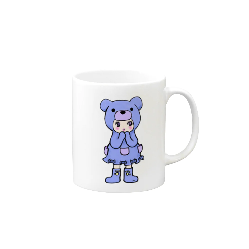 Suzuki Satomi のベアミちゃん Mug :right side of the handle