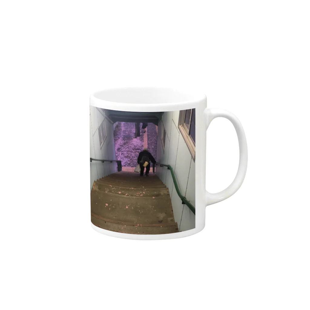 ヨシヤマの夢 Mug :right side of the handle