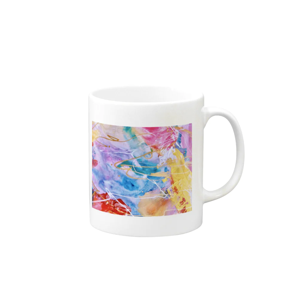 lalasandiegoのpalette.2(横ver.) Mug :right side of the handle