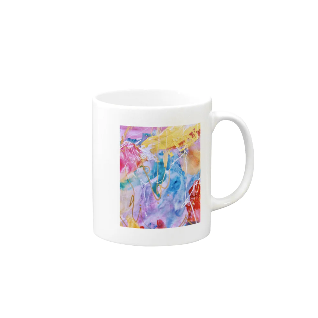 lalasandiegoのpalette.2(縦ver.) Mug :right side of the handle