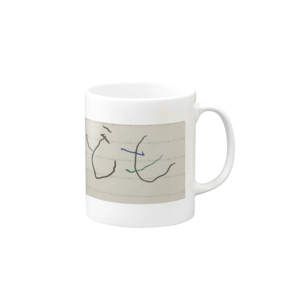 ahodomo_officialのあほども公式グッズ第一弾 Mug :right side of the handle