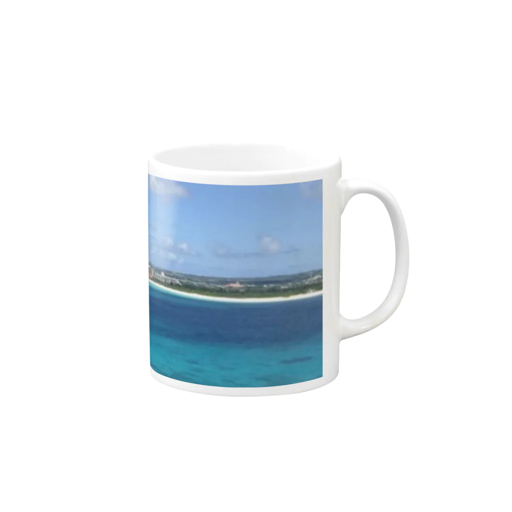 iaryの沖縄の海と空 マグカップの取っ手の右面